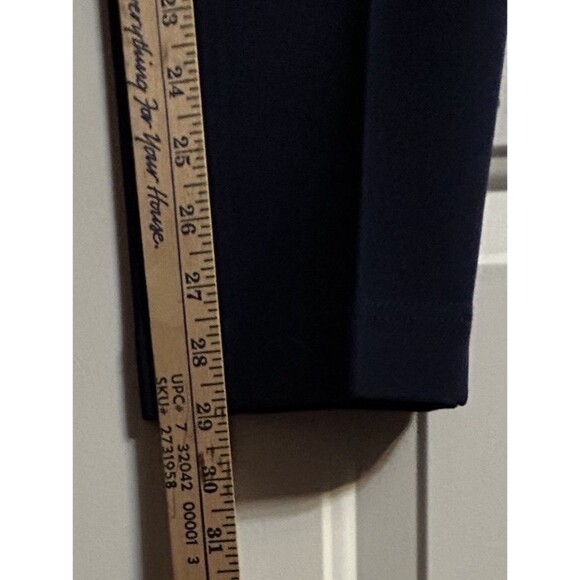 Soft Surroundings Pull On Jegging Legging Dark Blue Stretchy EUC Size L ￼ - Picture 8 of 11
